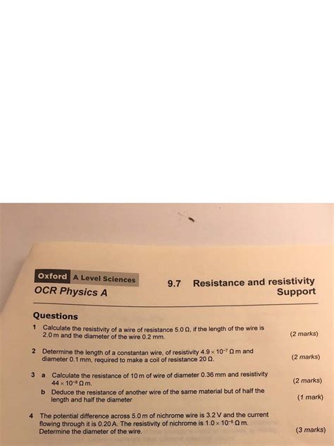 <strong>OCR</strong> A <strong>A-Level Physics Exam Style Question Answers</strong> : 6thForm - Reddit. . Oxford a level sciences ocr physics a exam style questions answers